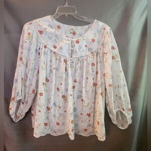 a. n a. Women's Peasant Top 2X